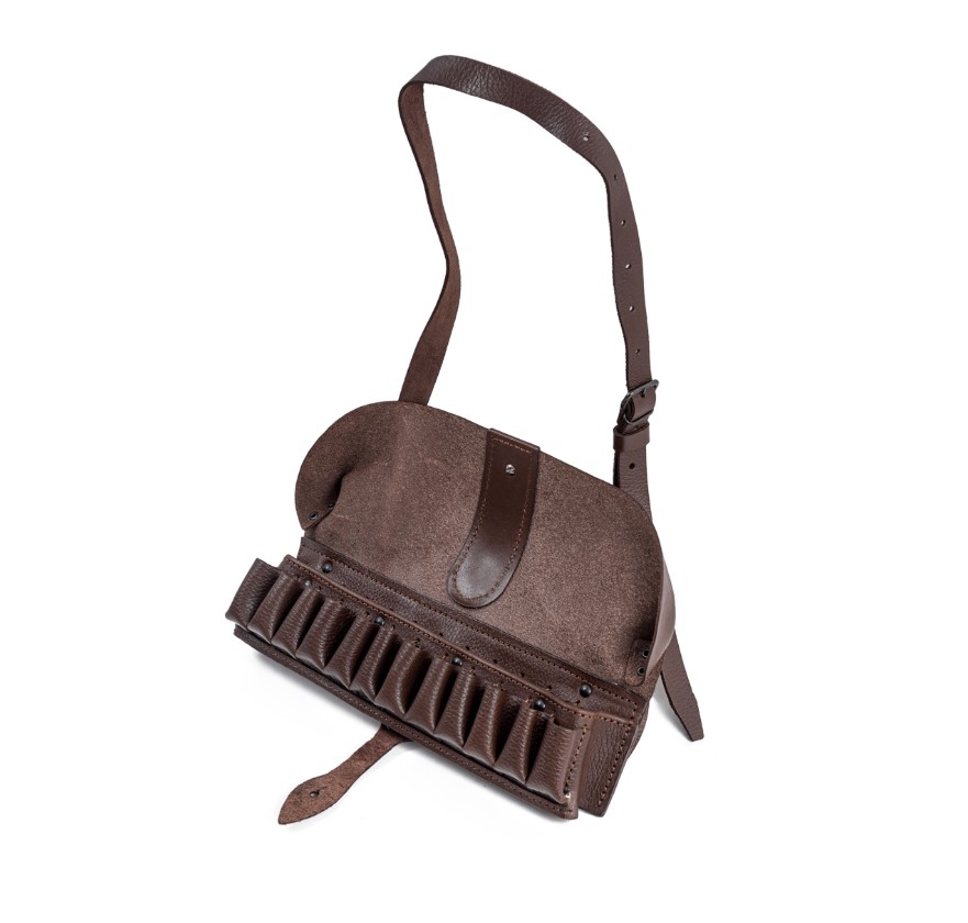 Патронташ Хольстер 24*12 двухрядный кожа коричневый /190010035/ Патронташ Хольстер 24*12 двухрядный кожа коричневый /190010035/