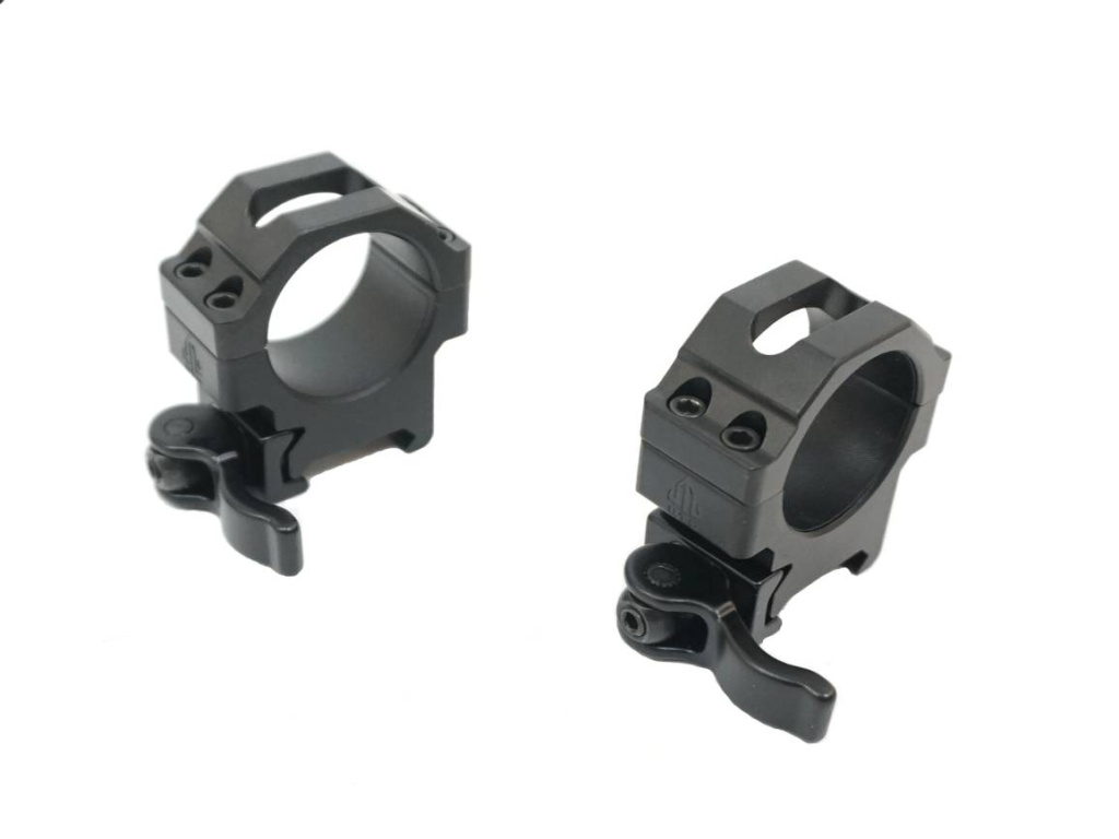 Кольца Leapers UTG Max Strength 30мм быстросъемные на Weaver низкие с рычажным зажимом/RQ2W3104/