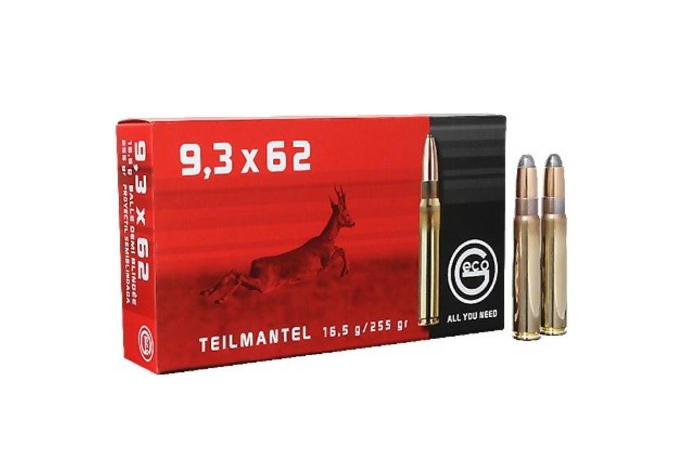 Патрон 9,3х62 Geco 16.5 SP/1шт