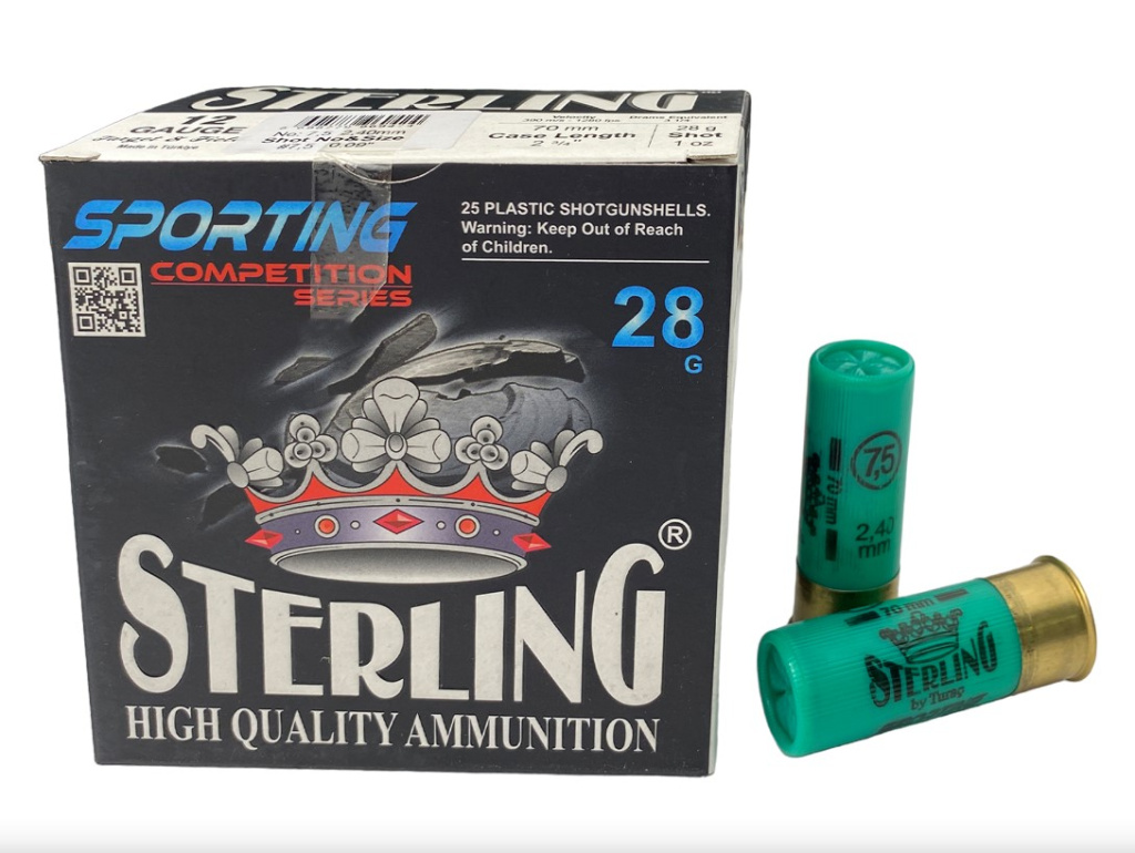 Патрон STERLING 12/70 №7,5 Sporting 28гр. (25)