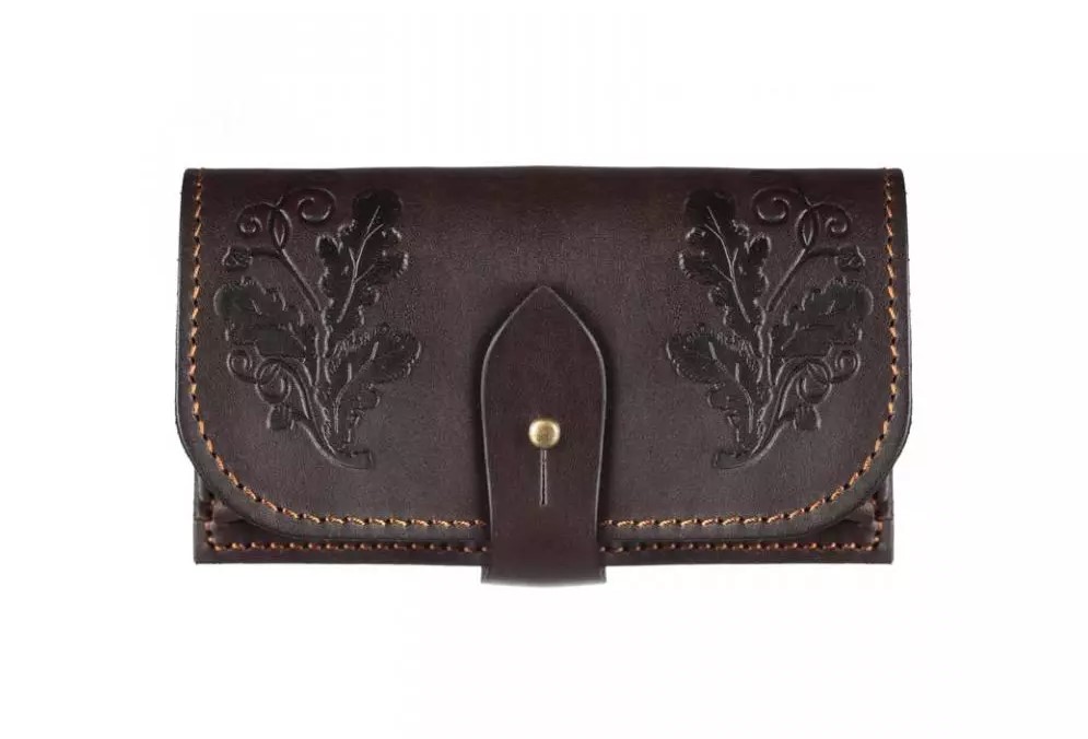 Подсумок VECTOR из натуральной кожи на 6 патронов 12к/П-48/