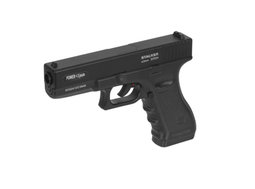 Пневматический пистолет Stalker S17GM  к.4,5мм металл,черный /ST-12051GM/