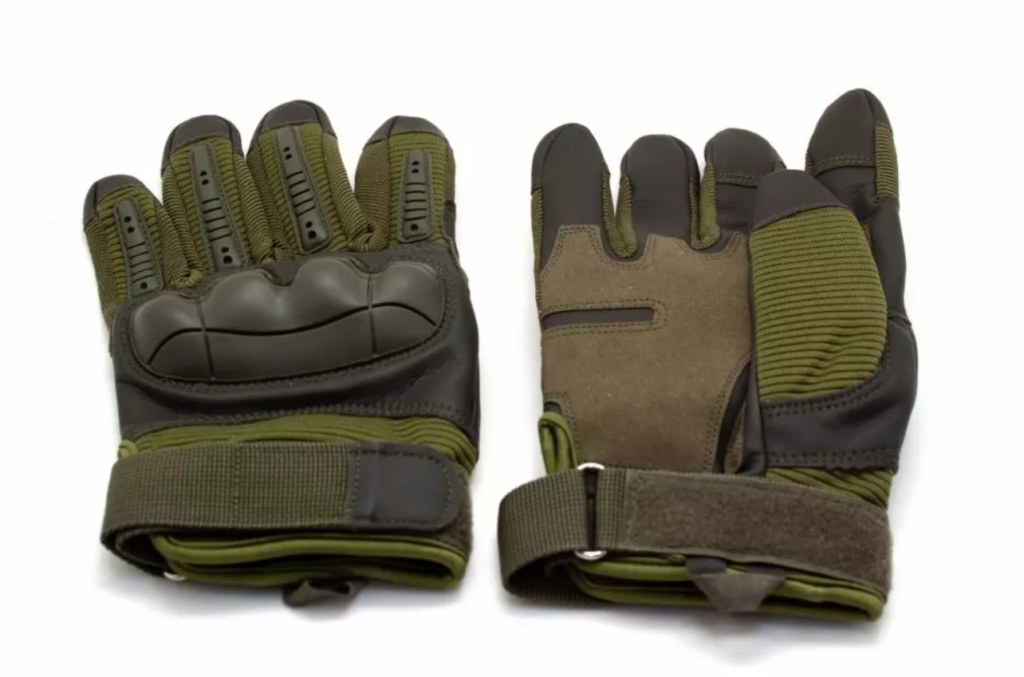 Перчатки тактические Marine прорезинненый кастет I-Touch хаки р.L,M,XL /STMJRKH/