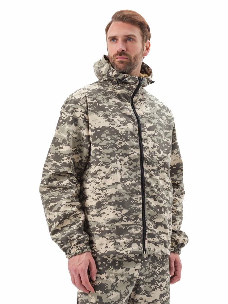 Костюм УРСУС Маскхалат кмф Цифра св.серый тк. сорочечная /КОС894/