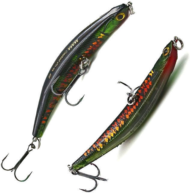 Воблер Akara Crooked Minnow 90F 7 гр.  A158/249