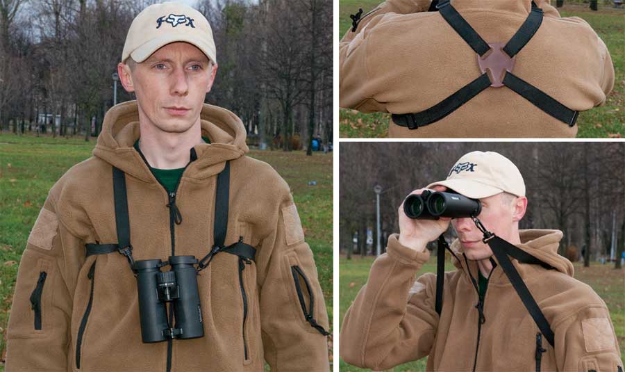 Разгрузочный плечевой ремень Veber для биноклей