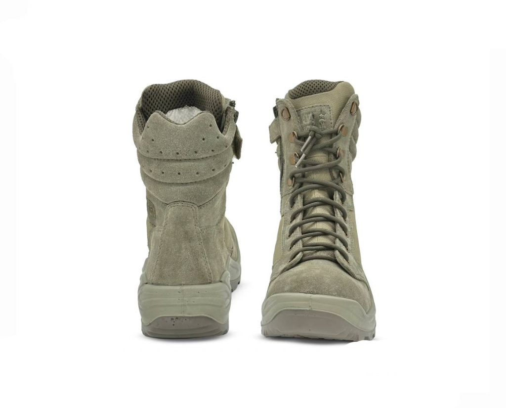 Ботинки УРСУС Терра с высокими берцами хаки /БОТ397.22/