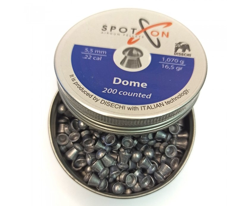 Пуля пневм. Spoton Dome 5,5мм 1,07гр (200)/1уп.