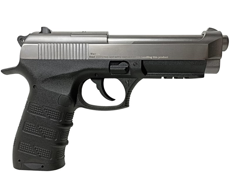 Пневматический пистолет EKOL ES P92 Fume 4,5к никель