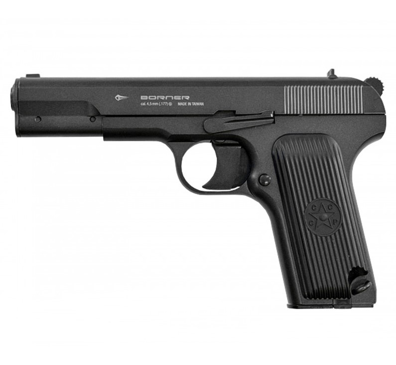 Пневматический пистолет BORNER TT Blowback k.4,5мм.