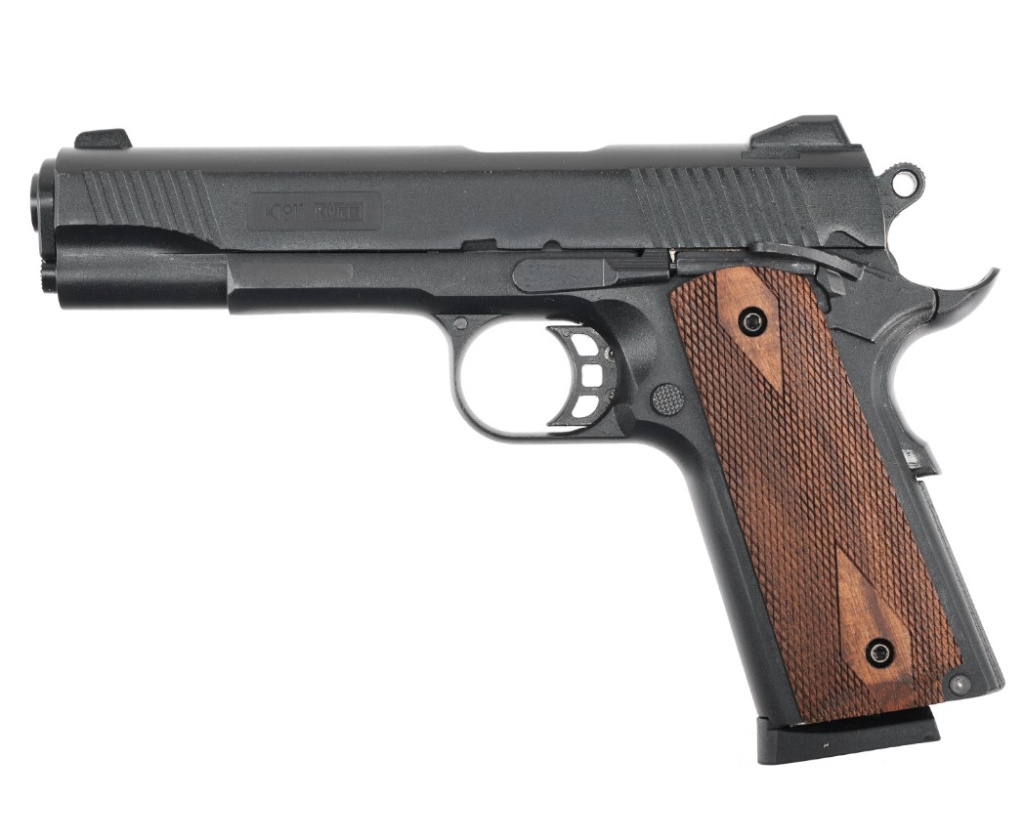Пистолет сигнальный K1911 KURS Classic черный к.5,5