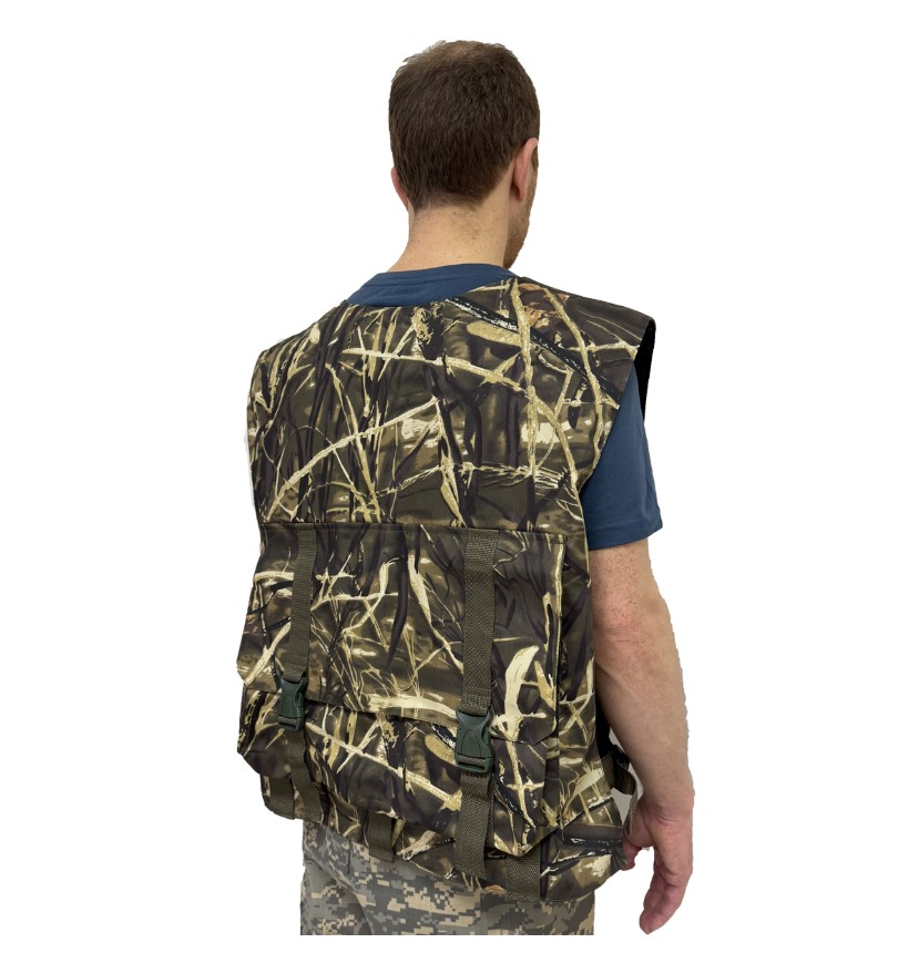 Жилет Хольстер для охотника смесовая ткань камыш /34000173020/