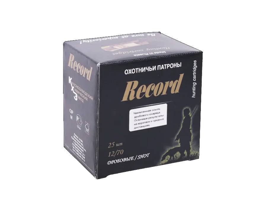 Патрон Record 12/70 №6 32гр б/к ув.осыпь NEW (25)