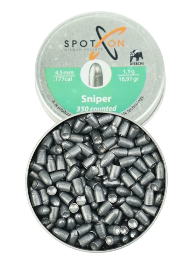 Пуля пневм. Spoton Sniper 4,5мм 1,10гр (350)/1уп.