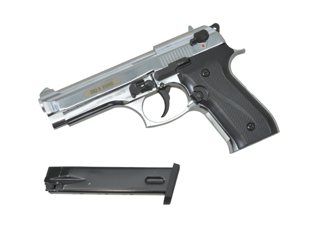 Пистолет сигнальный B92-S KURS хром к.5,5