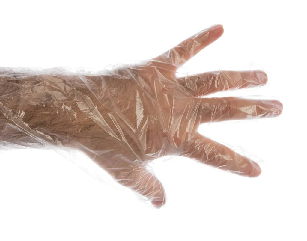 Перчатки одноразовые полиэтиленовые (1уп=50шт.)