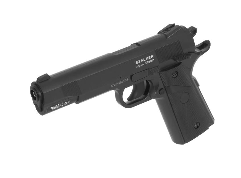 Пневматический пистолет Stalker S1911M к.4,5мм металл,черный /ST-12051М/