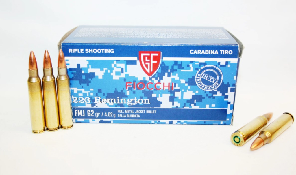 Патрон .223 Fiocchi FMJ 62гр.(50)/1шт.