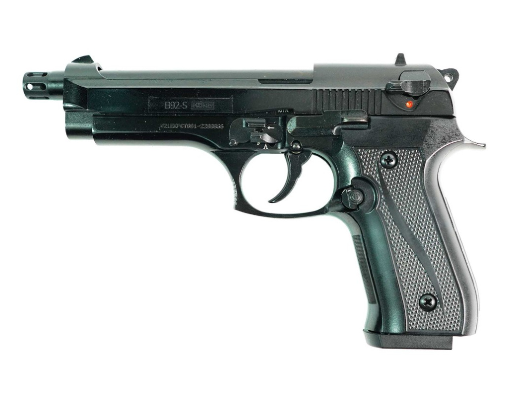 Пистолет сигнальный B92-S KURS черный к.5,5