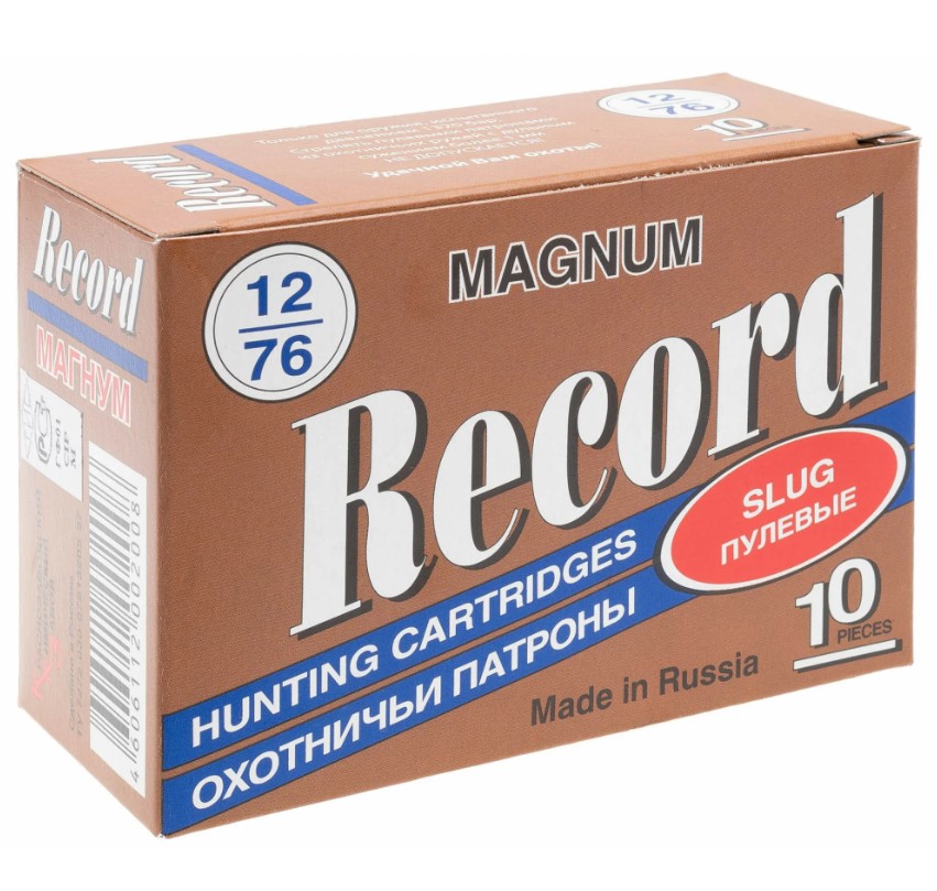 Патрон Record 12/76 пуля Стрела Магнум (10)
