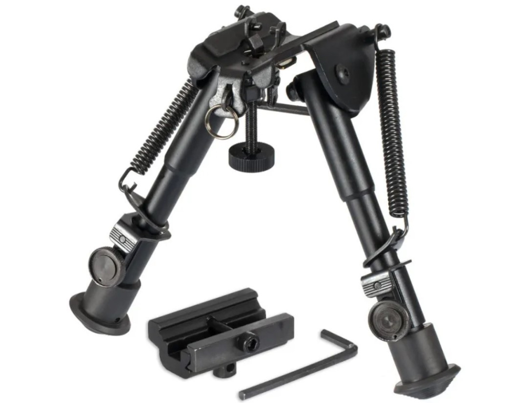 Сошки ShotTime на антабочный винт без качалки 14,5-21,7см /BPST-1А2-BR/