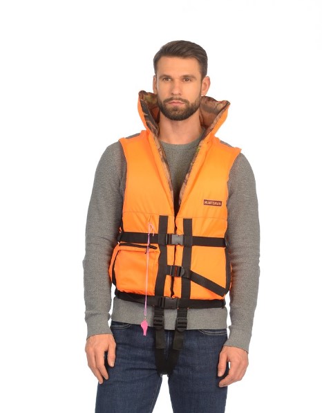 Жилет спасательный Huntsman р.58-64 до 120кг