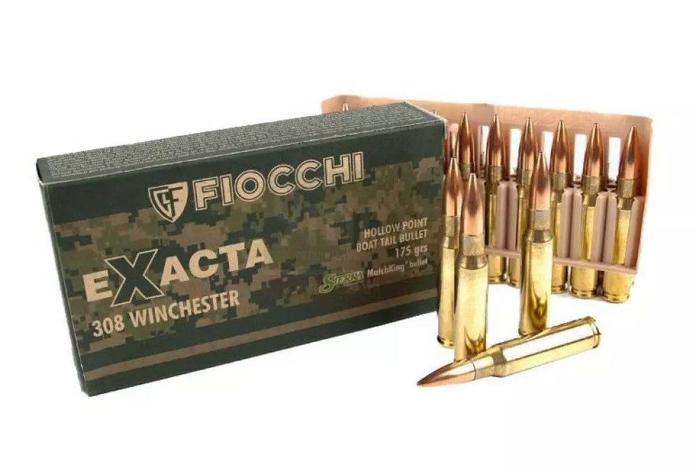 Патрон .308 Fiocchi Exacta HPBT 175гр.(20)/1шт.