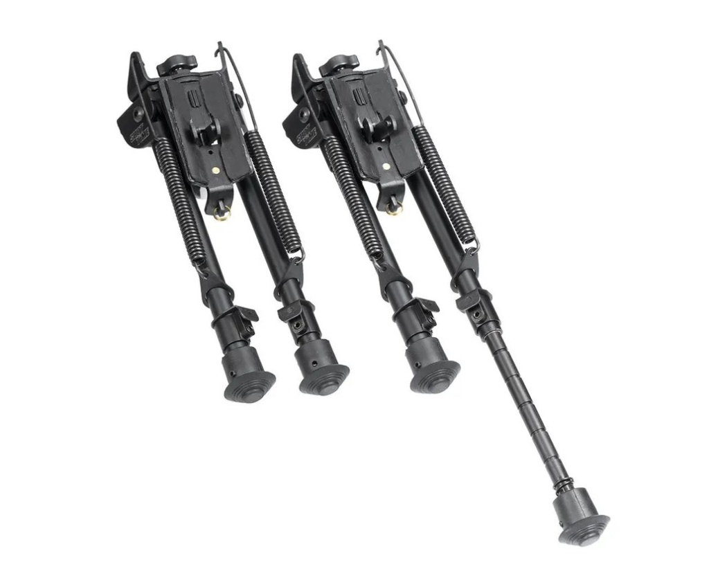 Сошки ShotTime на антабочный винт с качалкой 19,8-30см /BPST-S-LМ/