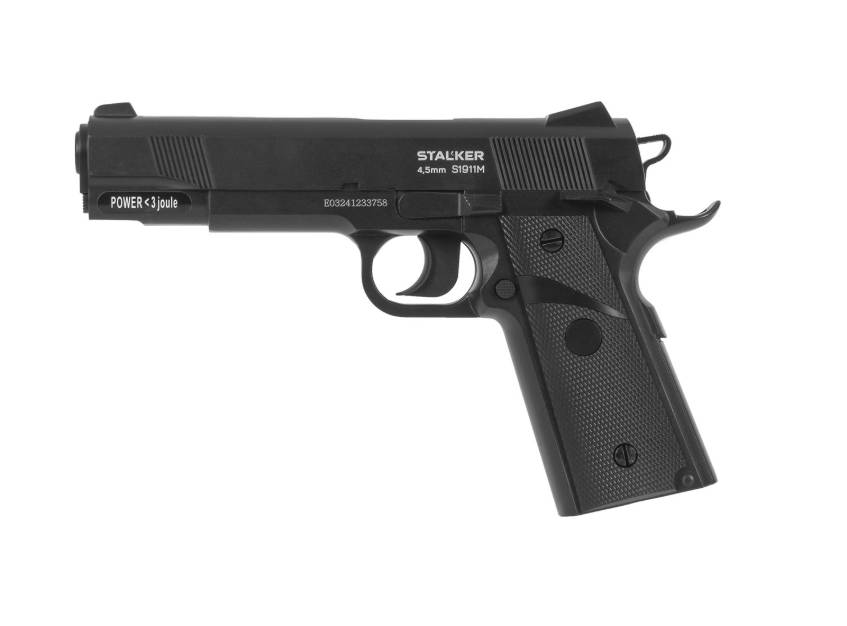 Пневматический пистолет Stalker S1911M к.4,5мм металл,черный /ST-12051М/
