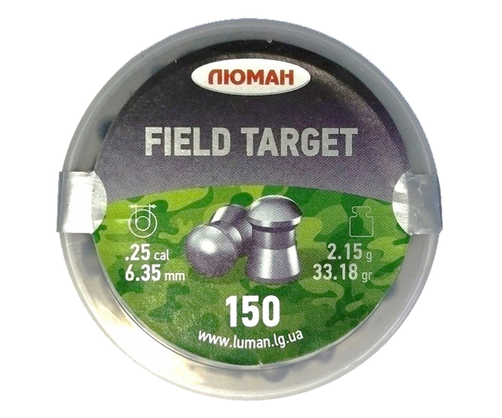 Пуля пневм. Люман 6,35мм Field Target 2.15г.(150)/1уп.