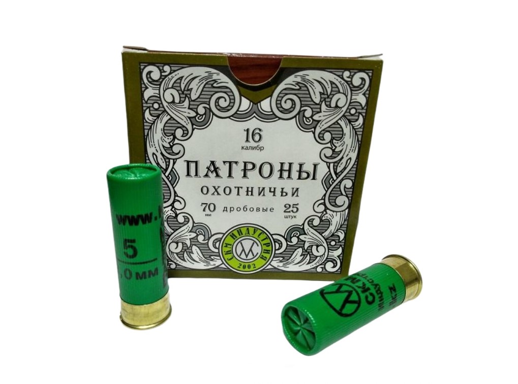 Патрон СКМ 16/70 №5 Русь 30гр. (25)