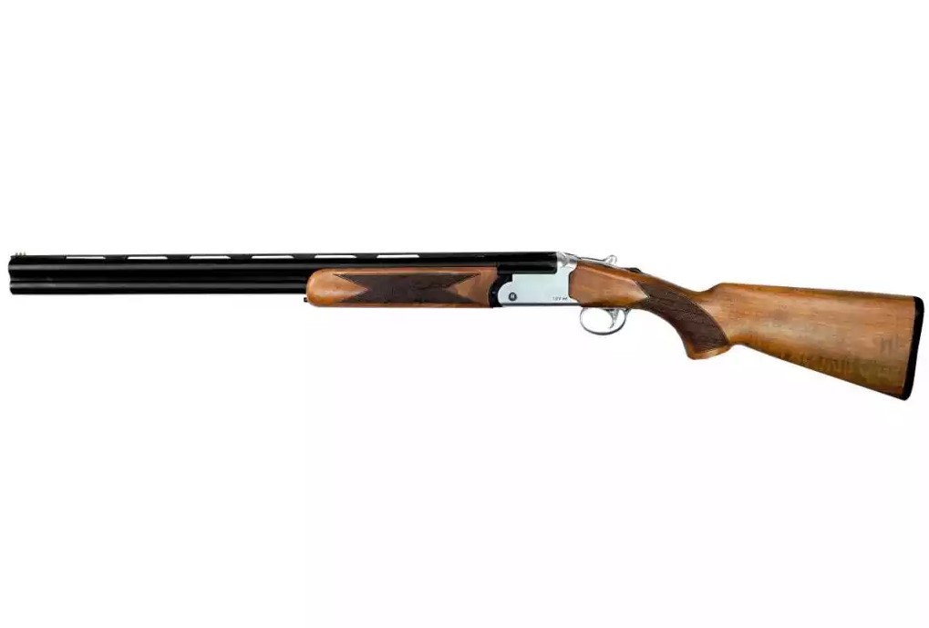 Охот. ружье Batsas 121H кал.12/76 710мм серебристый ресивер, раздельная планка, мушка,2ств, верт.