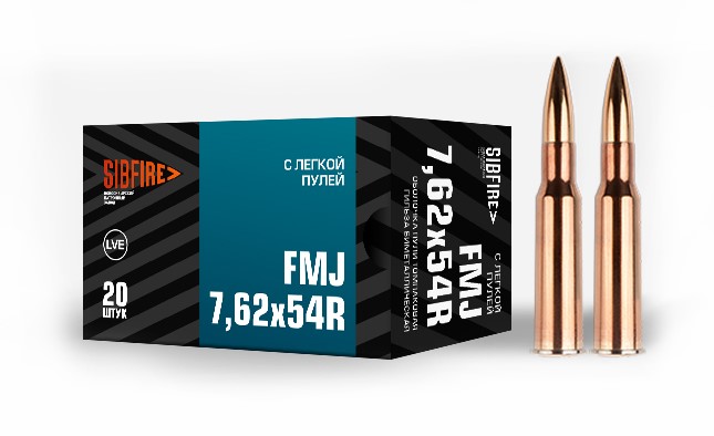 Патрон 7,62*54 ОБ 9,7 томпак (НПЗ) /1шт