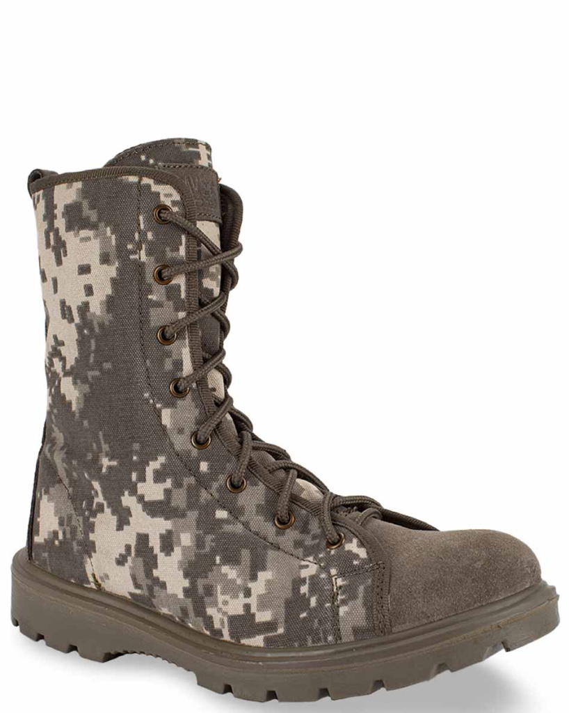 Ботинки УРСУС Jungle P-8 с высокими берцами камуфл. /БОТ51112/