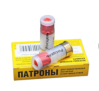 Патрон РосЦель 12/70 пуля 33гр. красный (10)