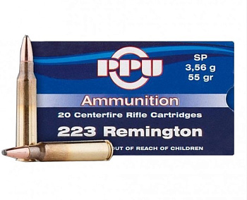 Патрон 223 R PPU SP 3.56/1шт(20)