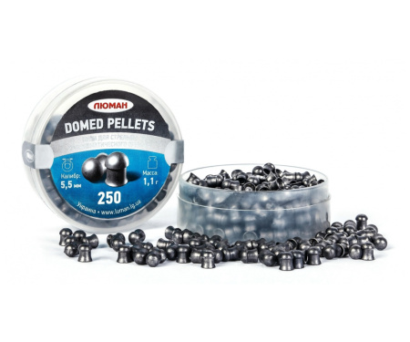 Пуля пневм. Люман 5,5мм Domed pellets 1.1г.(250)/1уп.
