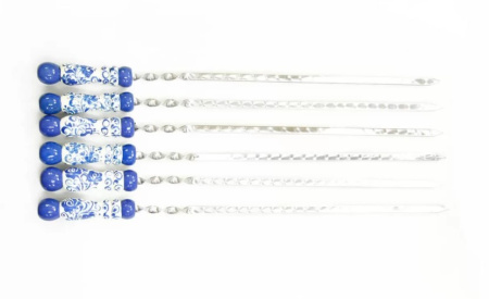 Набор шампуров Гжель 1уп/6шт (1)