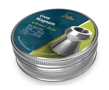 Пуля пневм. H&N Crow Magnum 6,35мм (150)/1уп.