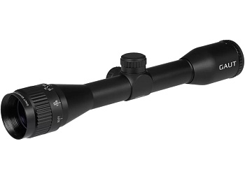 Прицел Gaut Quartz 4*32,АО-параллак.сетка 3(Mil-Dot),б/подстветки, 25,4мм,поправки 1/4 МОА/Q432АО-3/