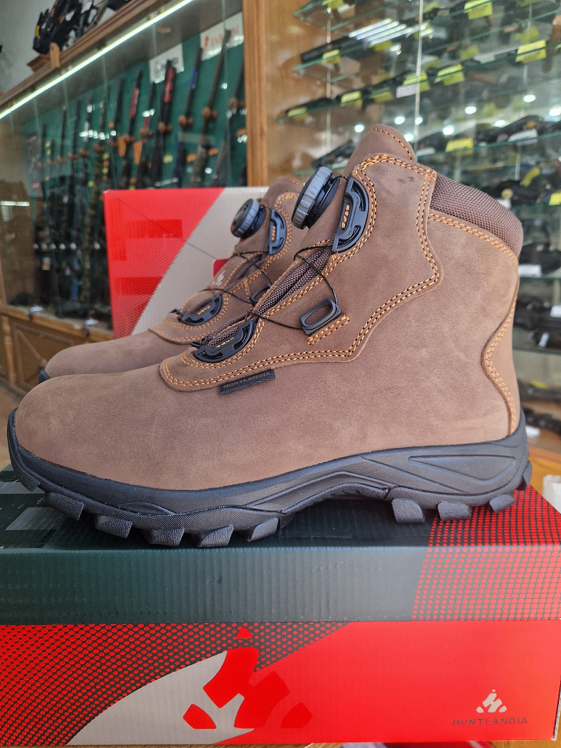 Кожаные ботинки Huntlandia TROPA Mid brown