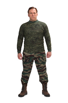 Толстовка УРСУС кмф 3-нитка с начесом Зеленая цифра /ТОЛ001-К14/