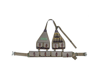 Патронташ Хольстер 12к трансформер на 49 патронов кордура олива /190971031/