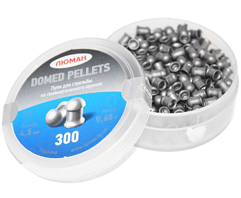 Пуля пневм. Люман 4,5мм Domed pellets 0.68г.(300)/1уп.