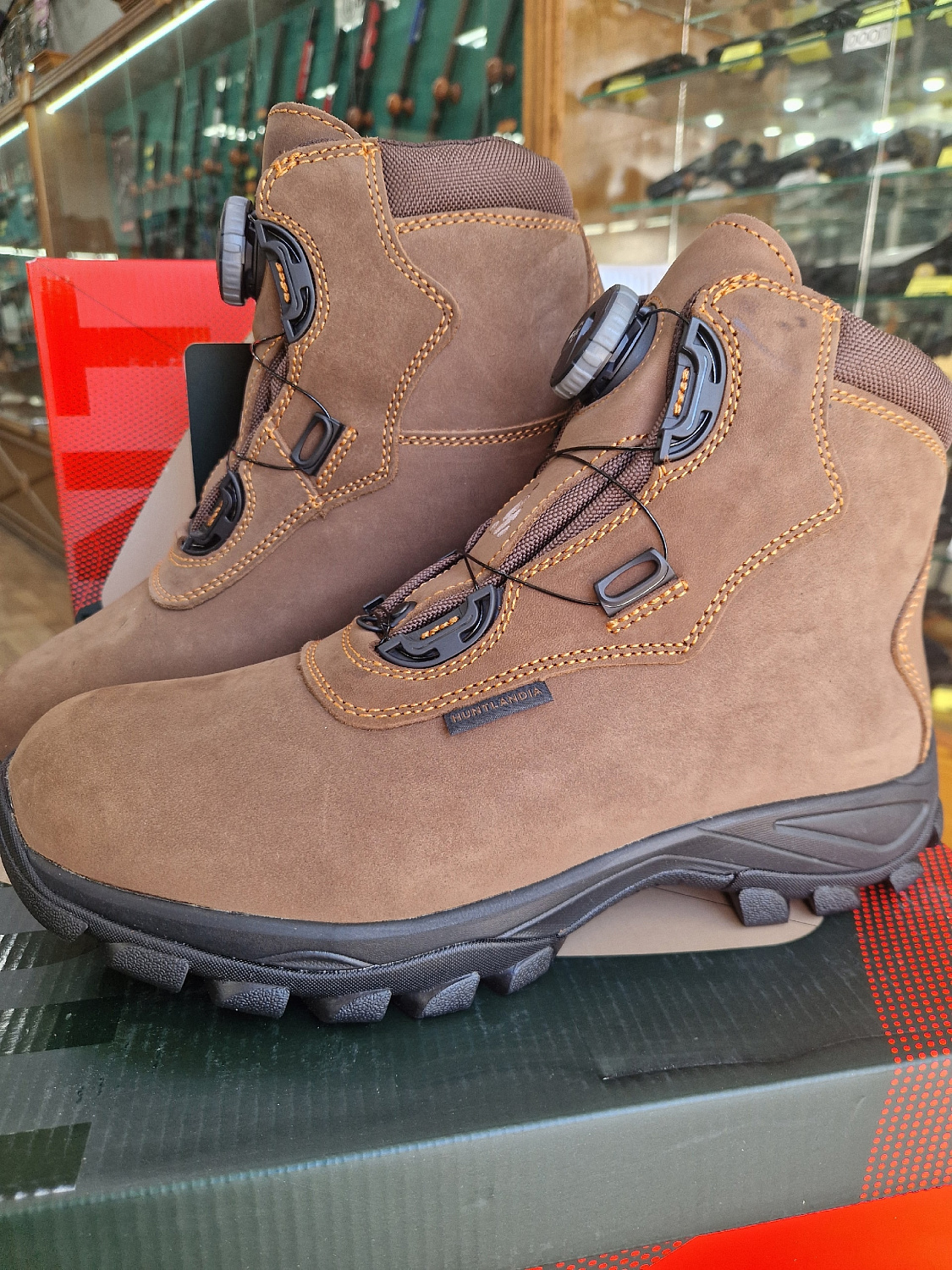 Кожаные ботинки Huntlandia TROPA Mid brown
