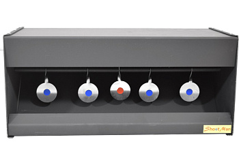 Мишень Shootman автомат с пулеулавливателем Биатлон металл 1,5мм