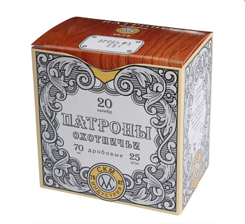 Патрон СКМ 20/70 №1 Русь 25гр. (25)