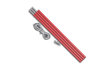 Рем.комлект дуг Alu TRAMP 4секции+резинка/TRA-003/