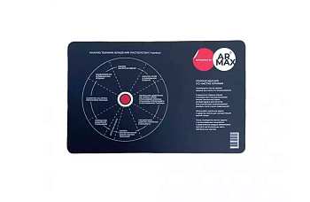 Коврик для чистки пистолетов и револьверов 420*280 Аксиома