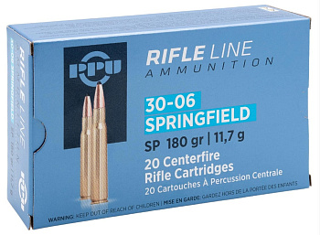 Патрон 30-06 PPU SP 11.70/1шт (20)